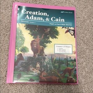 Creation, Adam, & Cain Flash-a-Card Bible Stories